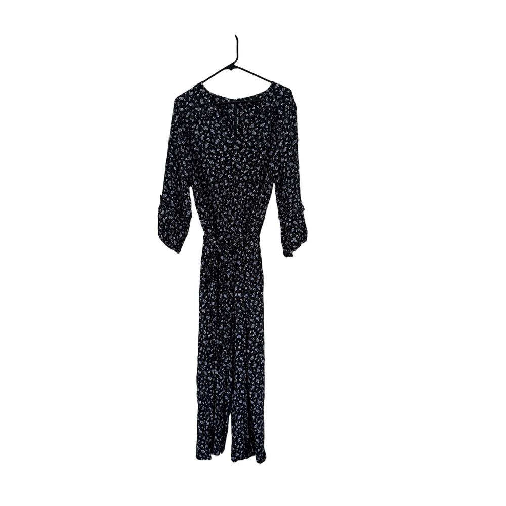 Madewell Ruffle-Sleeve Tie-Waist Jumpsuit - Baby's Breath, XL - Picture 3 of 13
